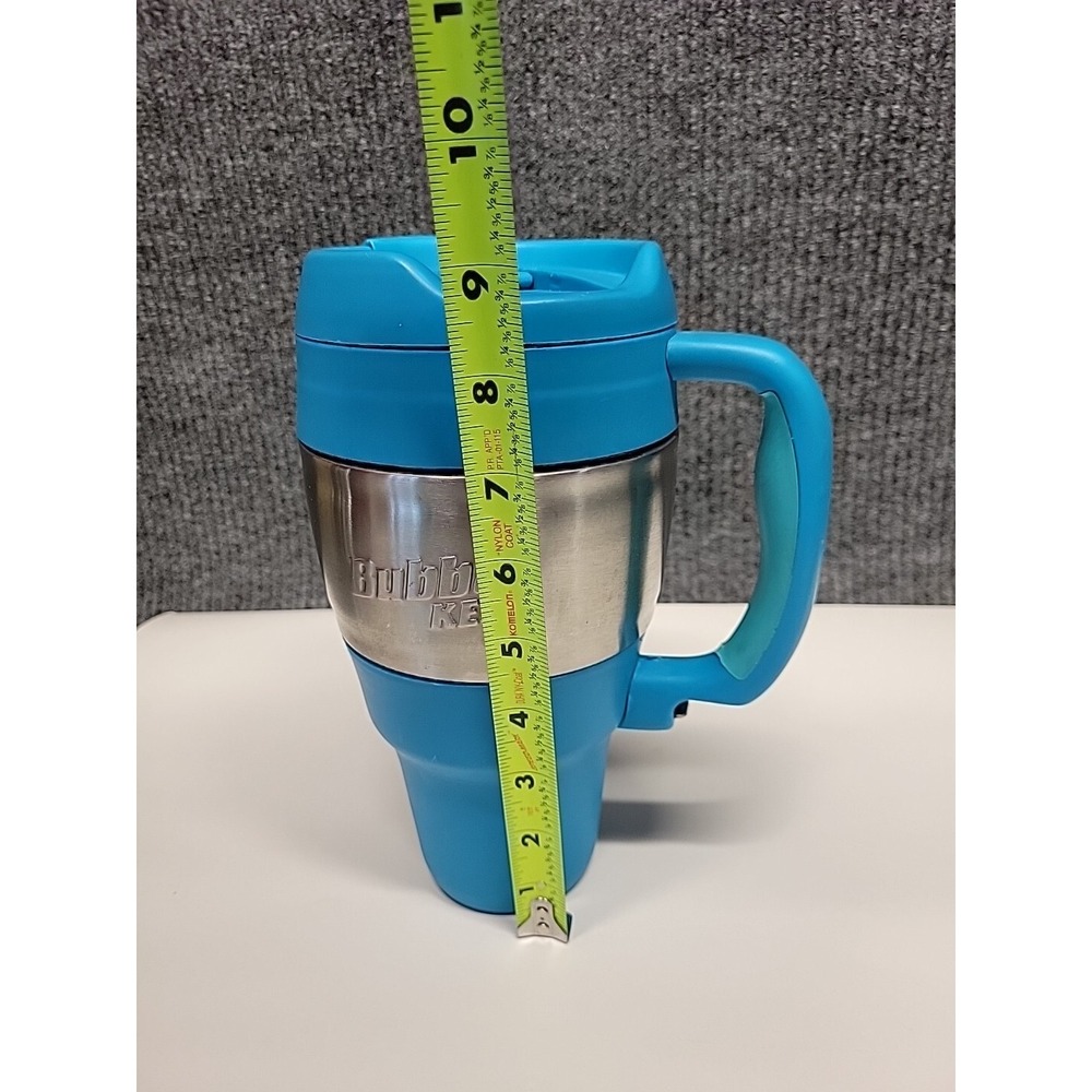 Bubba Keg 34oz Travel Mug Blue Stainless Steel Insulated Cup Hot Cold - Picture 2 of 7